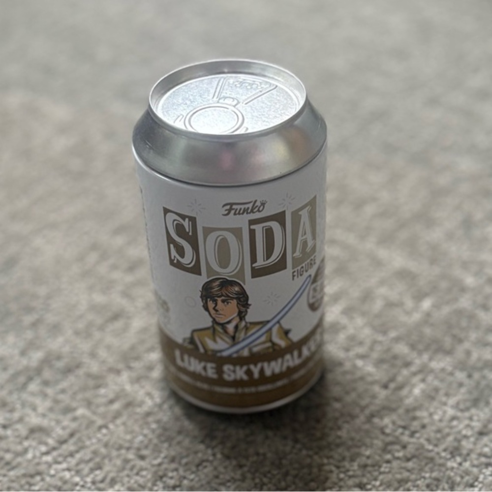 Funko Soda Luke Skywalker Silver and Brown Can